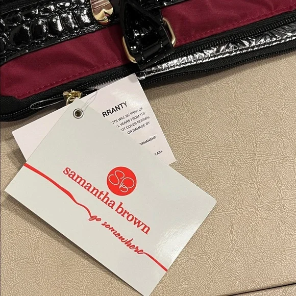 Samantha Brown insulated wine bottle bag i - Picture 2 of 14